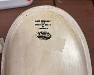 THE BOTTOM SHOWS THE CERAMARTE LABLE STILL ENTACT.