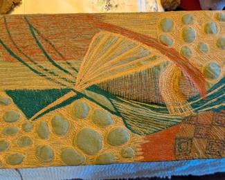 MCM fabric on board wall hanging