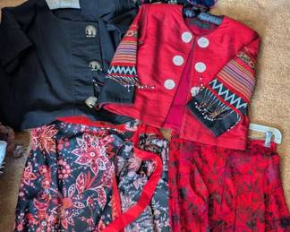 Thai silk, Hmong embroidery