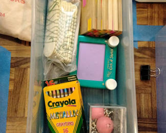 Lot 22: FlowerPress Activity Kit, Friendship Bracelets Kit, Crayola Metallic Crayons, and Bead Craft Set