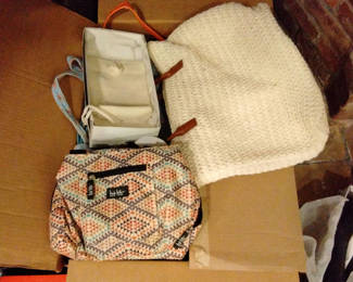 Lot 64: Assorted Bags and Knit Accessories