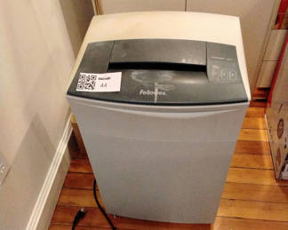 Lot 44: Commercial Grade Fellowes paper shredder