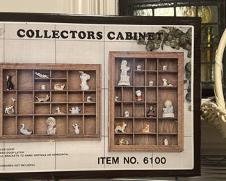 Lot 105: Collectors Cabinet for Miniature Figurines