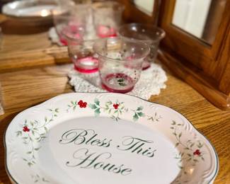 Pfatlzgraff bless this house plates 