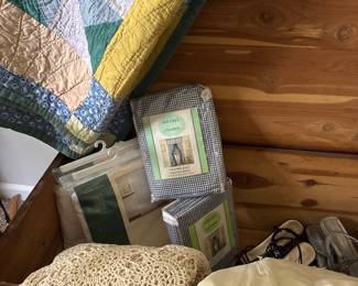 cedar chest and quilts 