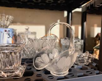 assorted glass pieces 