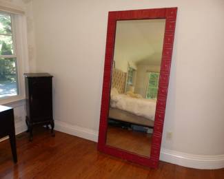 Large Decorative Mirror, Jewelry Armoire