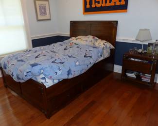 Boys Storage Bed With Night Table