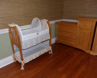 Baby Changing Table, Chest & Bassinet