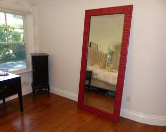 Large Decorative Mirror, Jewelry Armoire