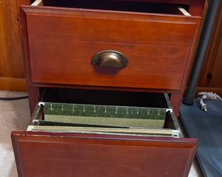 Mission style file cabinet