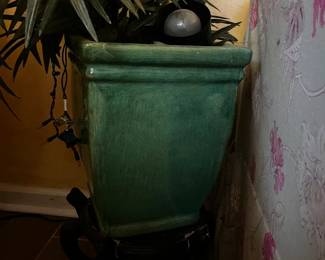 large green planter