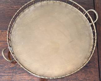Brass Tray. Photo 2 of 2. 