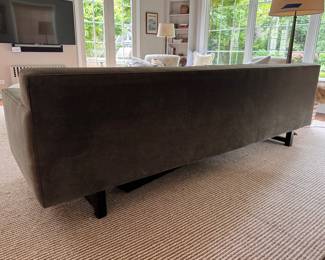 Room & Board André Velvet Upholstered Sofa. Measures 101" W x 36" D.  Photo 3 of 6.