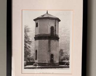 Bernd & Hilla Becher Water Tower Print - 2 Available. Measures 12" x 14" Overall. Photo 2 of 4. 