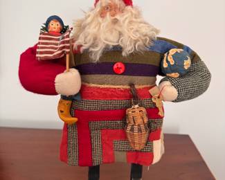 Santa B Folk Art Doll. Photo 1 of 2. 