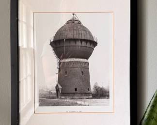 Bernd & Hilla Becher Water Tower Print - 2 Available. Measures 12" x 14" Overall. Photo 1 of 4.  