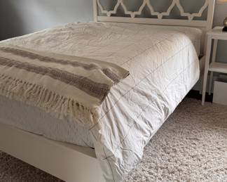 Pottery Barn Teen Elise White Full-Size Bed Frame. Photo 1 of 2. 
