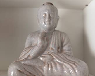 Glazed Ceramic Buddha. Photo 1 of 2. 