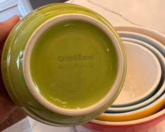 Crate & Barrel Mixing Bowl Set. Photo 3 of 3. 