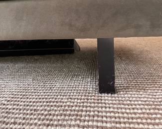 Room & Board André Velvet Upholstered Sofa. Measures 101" W x 36" D.  Photo 6 of 6.