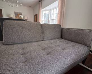 Room & Board Right Facing Chaise with Tufted Bottom Cushion. Measures 88" W x 40" D. Photo 5 of 6. 