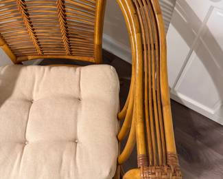 Mid-Century Bentwood Bamboo Arm Chair. Photo 3 of 4.