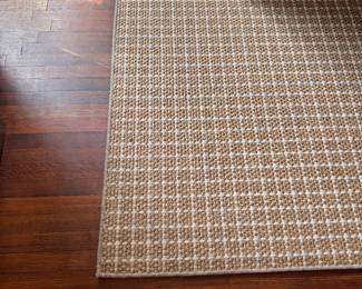 Natural Fiber "Checkered" Jute Rug. Measures 9' x 12". Photo 1 of 3. 