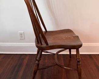 Set of 6 Windsor Chairs.  Each Measures 18" W x 18" D with 18" Seat Height. Photo 2 of 3.