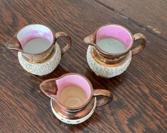 Small Lusterware Pitchers. Photo 2 of 3. 