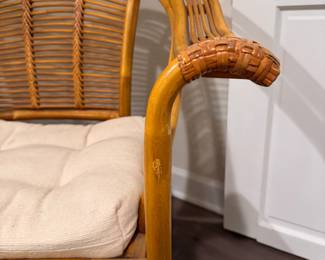 Mid-Century Bentwood Bamboo Arm Chair. Photo 4 of 4.