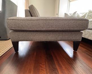 Room & Board Right Facing Chaise with Tufted Bottom Cushion. Measures 88" W x 40" D. Photo 4 of 6. 