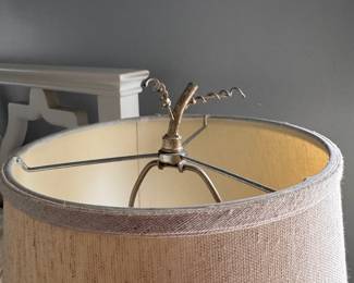 Pear Shaped Base Table Lamp. Measures 22" H. Photo 2 of 2. 