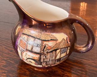 Small Copper Lusterware Picture. Photo 1 of 2. 