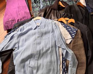 Men's Clothing. 