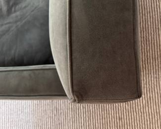Room & Board André Velvet Upholstered Sofa. Measures 101" W x 36" D.  Photo 5 of 6.