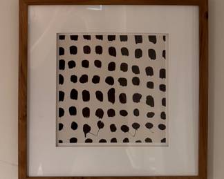 Graphic Art. Measures 24" x 24" Overall. 