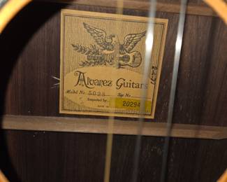 Alvarez guitar