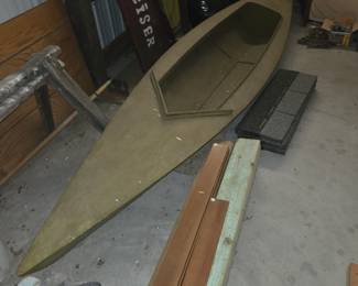 Handmade canoe