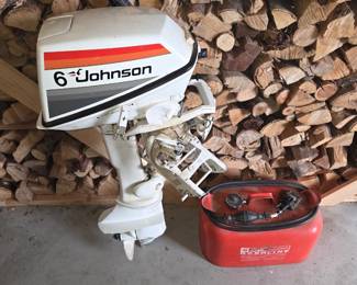 6Hp Johnson and tank