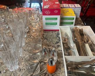 Glassware, utensils