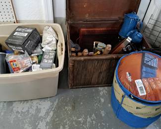 CAMPING GEAR AND COOKING SUPPLIES