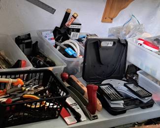 SMALL HAND TOOLS, HARDWARE AND MISC.