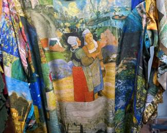 Its like wearing gorgeous silk art!
