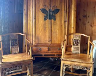 The most incredible Asian hand carved pieces here! All original pieces