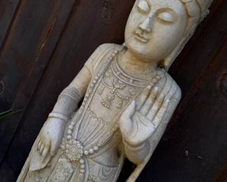 All statuary incredibly heavy...you will need a mover!