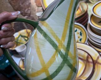 Vintage VERNONWARE Pitcher - rarely do we see this