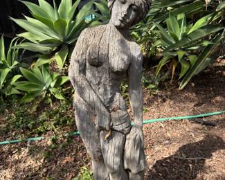 She's an antique wooden beauty