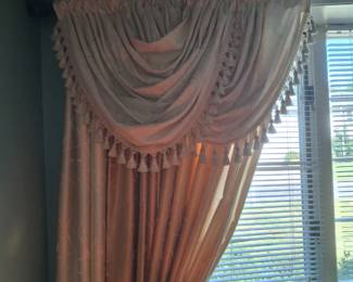 Linen/silk Draperies