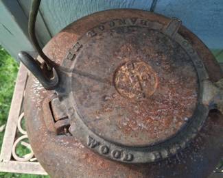 Wood Bishop Antique Kettle